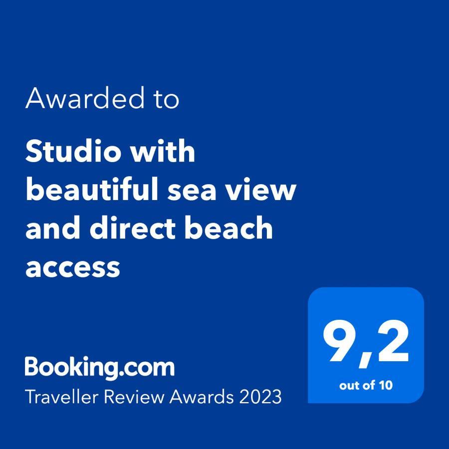 Studio With Beautiful Sea View And Direct Beach Access Cannes Exteriör bild